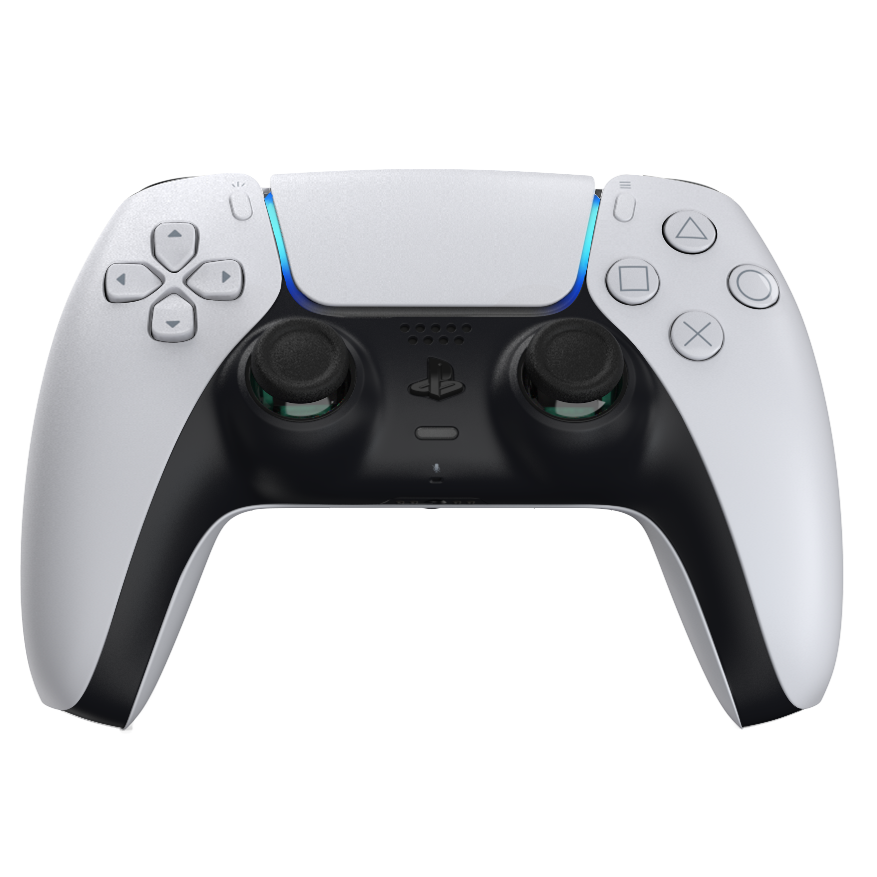 Manette PS5 Personnalisée - Style Original White