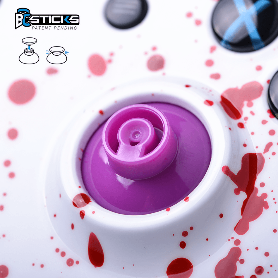 base violet Xbox PS4 custom burn controllers