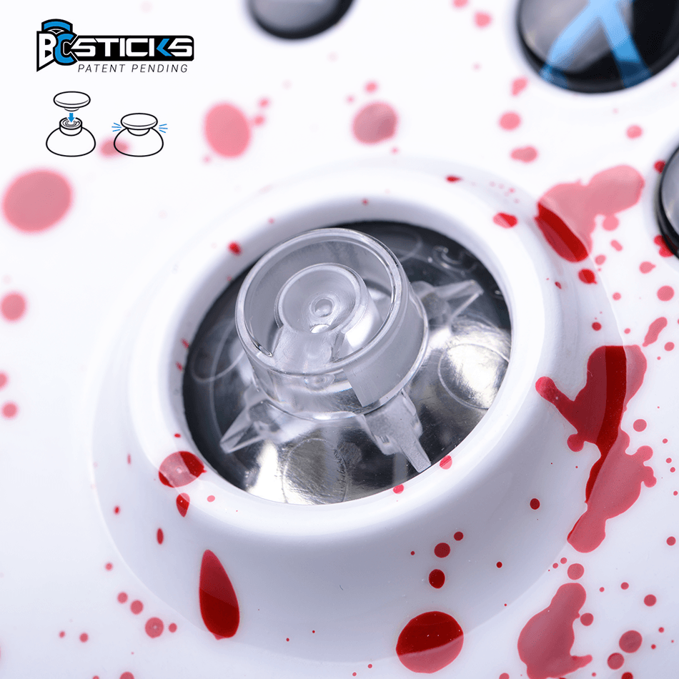 base Transparente Xbox PS4 custom burn controllers