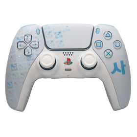 Manette PS5 Personnalisée - Style MW4 White & Blue