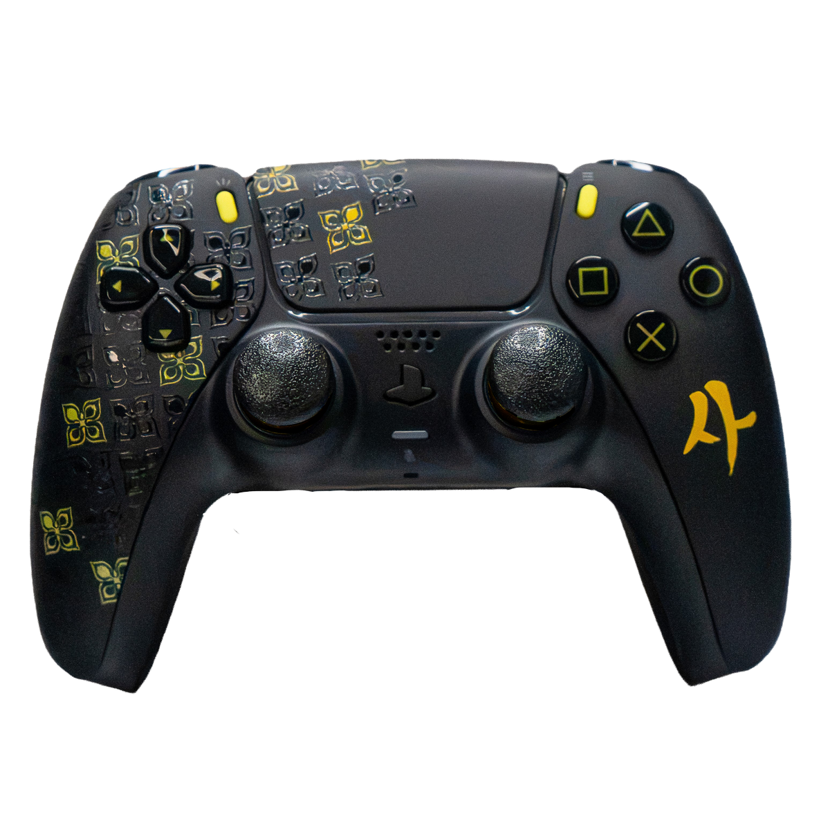 Manette PS5 Personnalisée - Style MW4 Black & Yellow