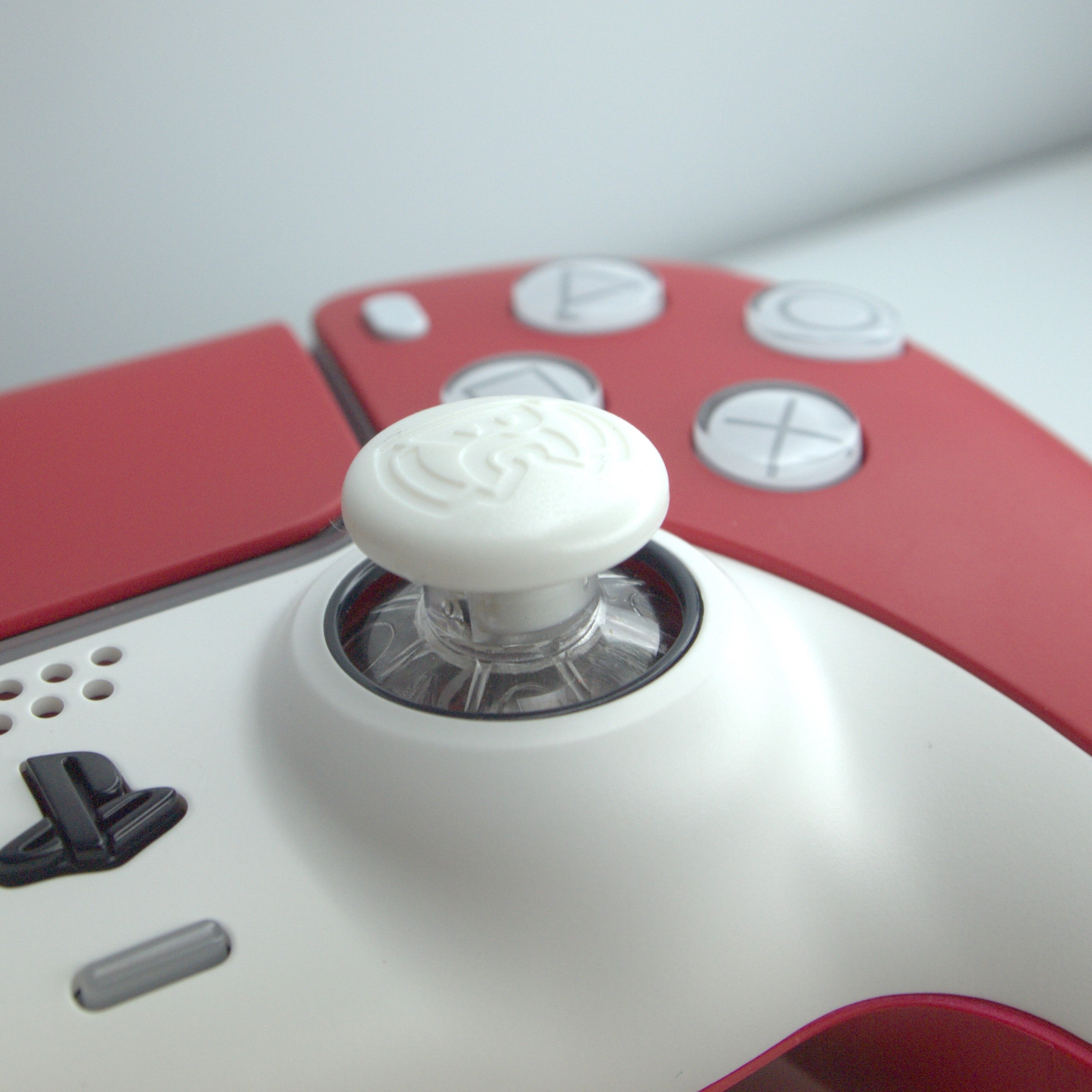 Top domed S blanc pour manette de ps4 PS5 xbox personnalisée BURN