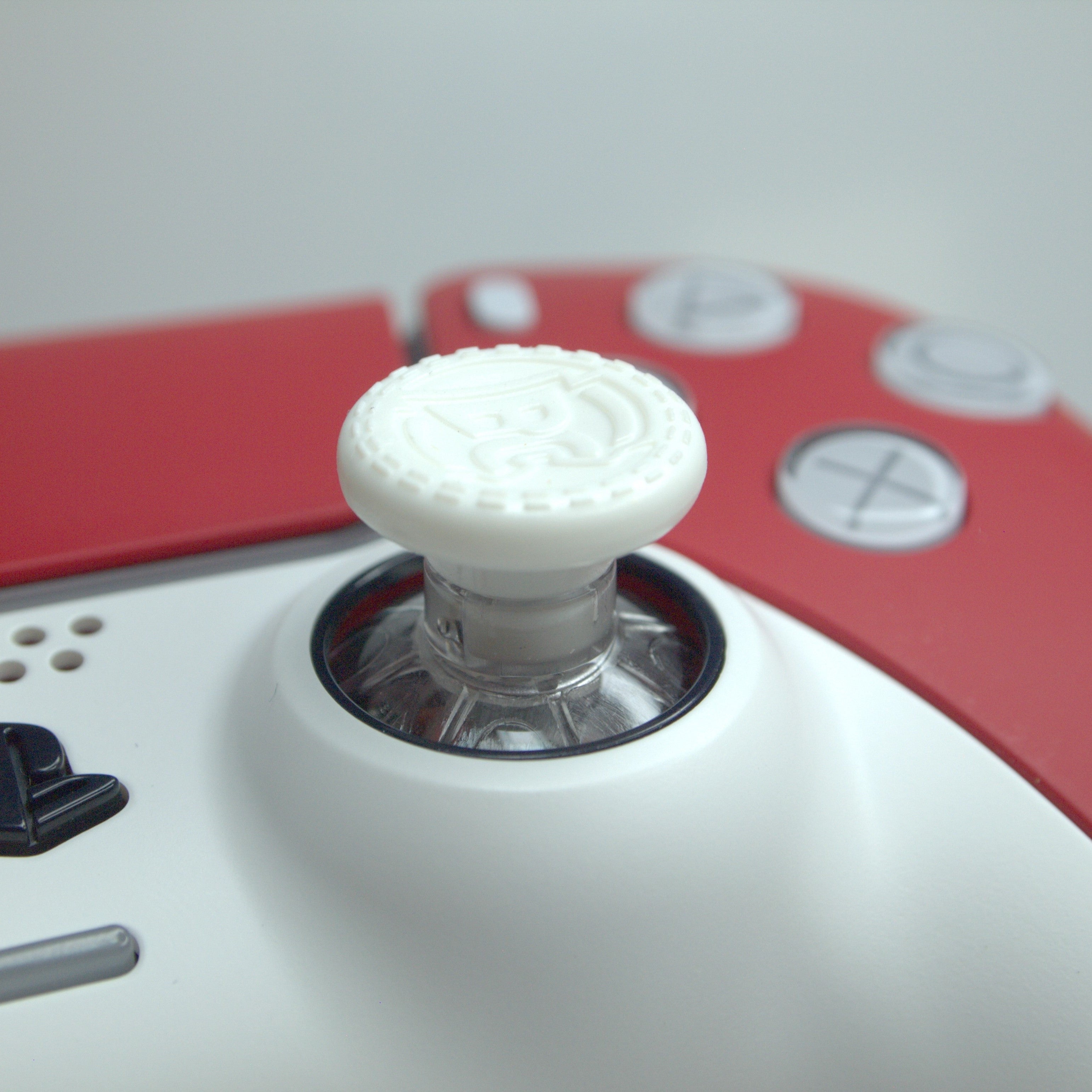 Top incurvé blanc pour manette de ps4 PS5 xbox personnalisée BURN
