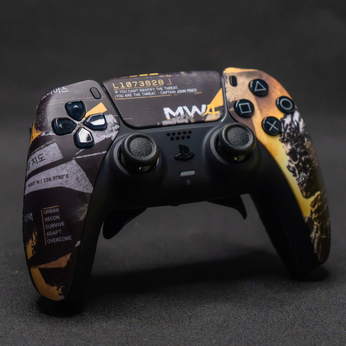 Manette PS5 Personnalisée - Style MW4 Skull