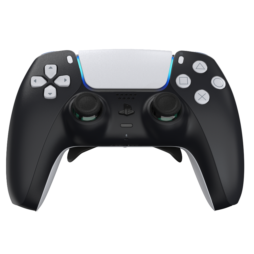 Manette PS5 à Palettes Black & White Fortnite Call of Duty Burn Controllers