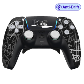 Manette PS5 tag personnalisée avec palettes, remapping, gâchettes mécaniques et anti drift pour gamer