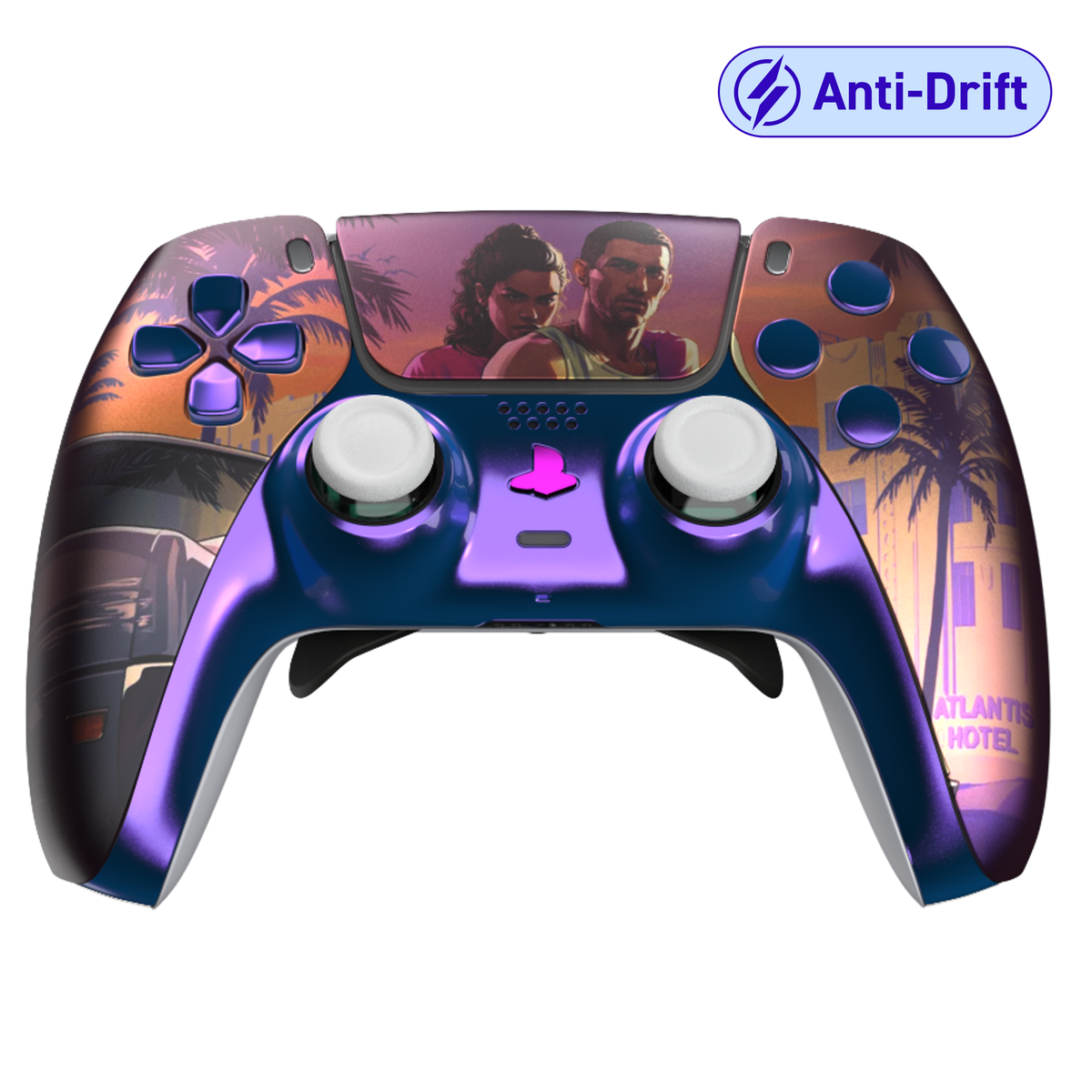 Manette PS5 à Palettes - Pro FPS GTA 6 Couple