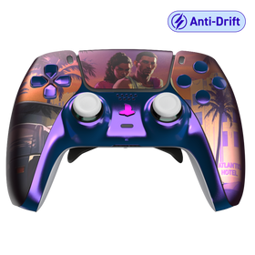 Manette PS5 à Palettes - Pro FPS GTA 6 Couple