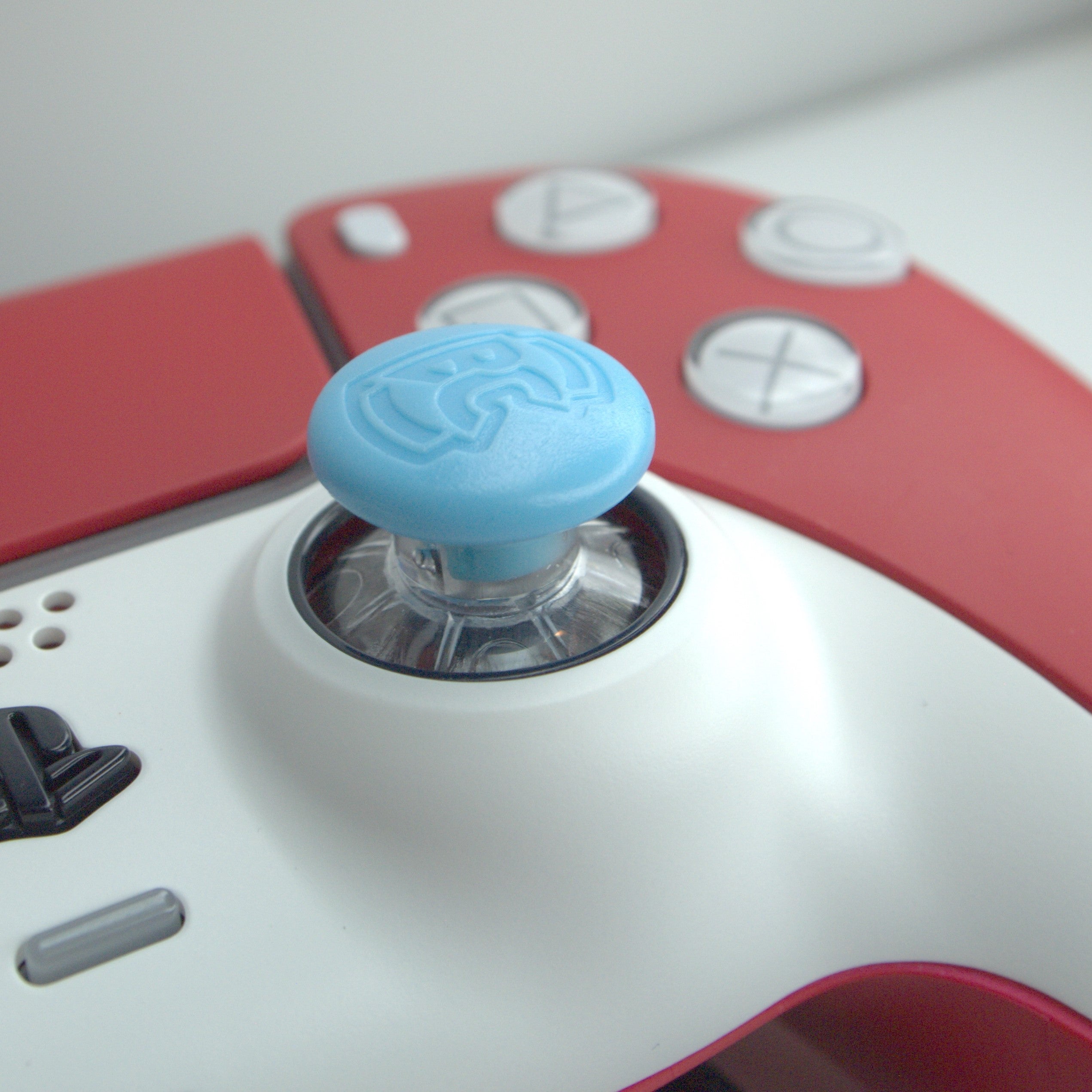 Top domed S bleu azurpour manette de ps4 PS5 xbox personnalisée BURN