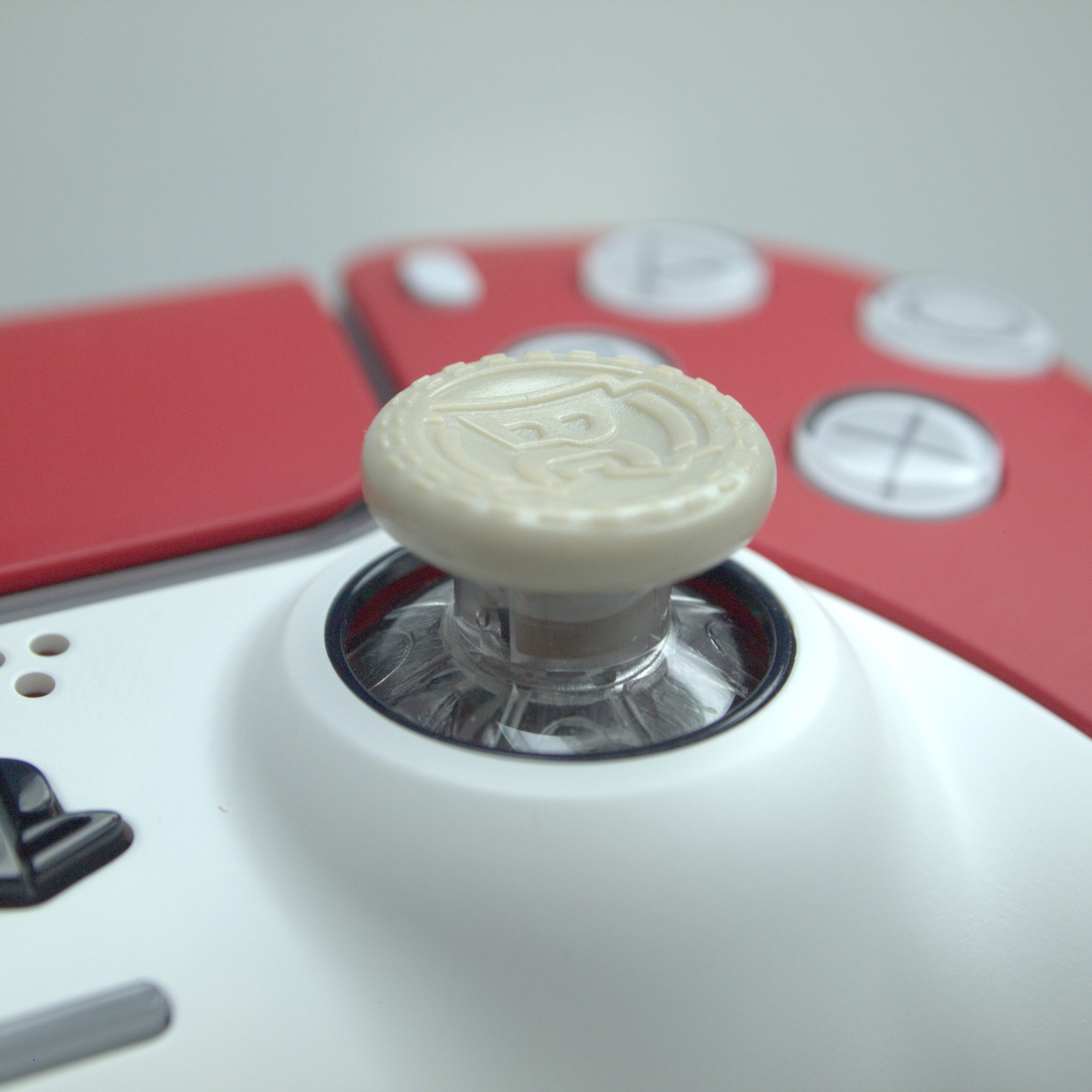 top incurvé pour joysticks ps5 ps4 xbox greige