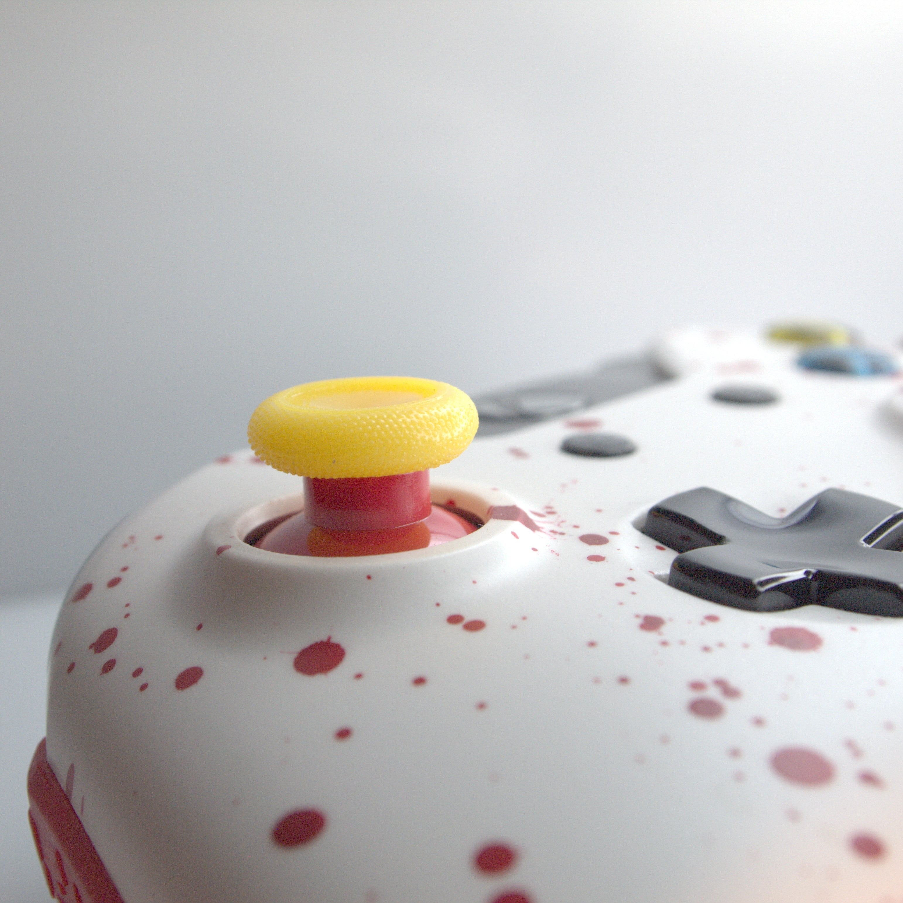top joystick xbox jaune burn controllers