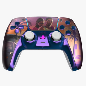 Manette PS5 Personnalisée - Style GTA 6 Couple