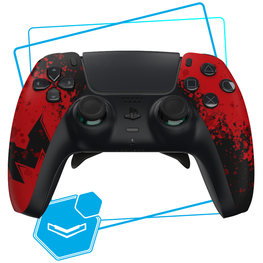 Manette PS5 Personnalisée Noire Basique - Express - MrLev12