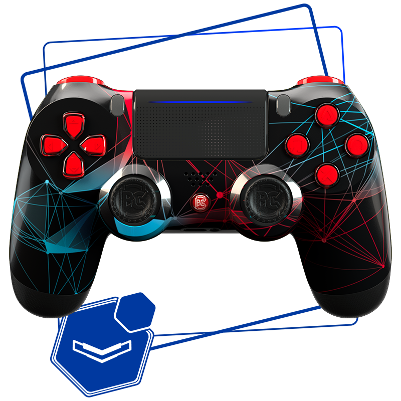 Manette PS4 Personnalisée Basique Express Basilisc