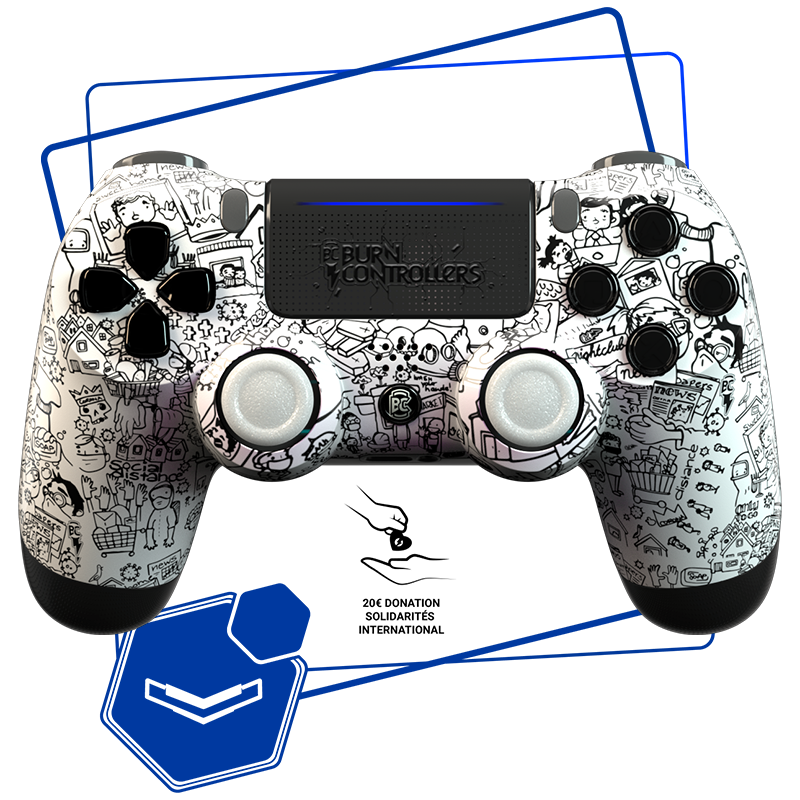 Manette PS4 Personnalisée Basique Express United