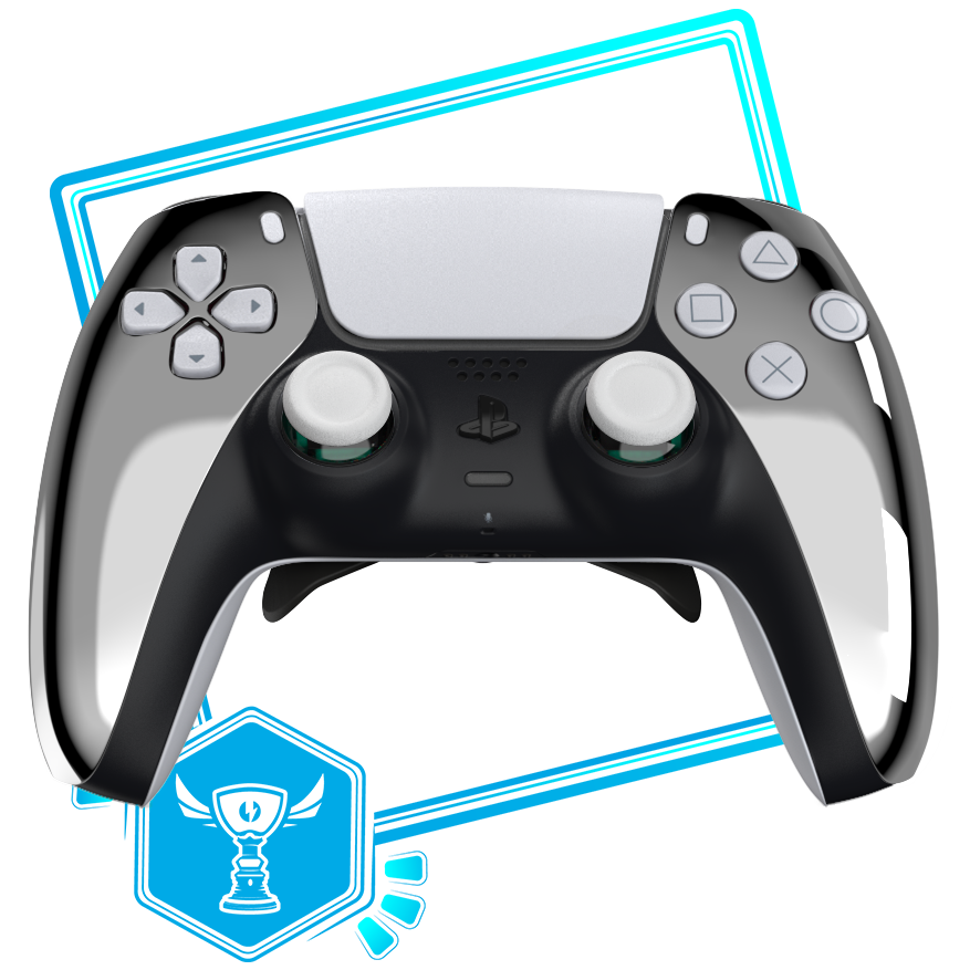 Manette PS5 Blanche Personnalisée - ProGamer Express