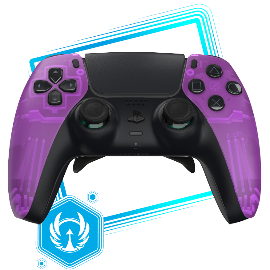 Manette PS5 à Palettes Progression - Crystal Purple