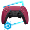 manette personnalisée PS4 cosmic red palettes remapping