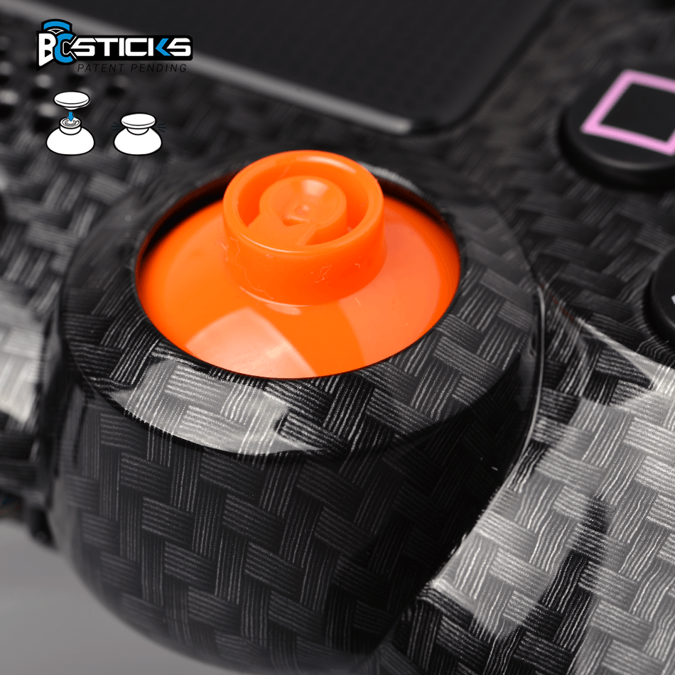 base orange PS5 PS4 custom burn controllers