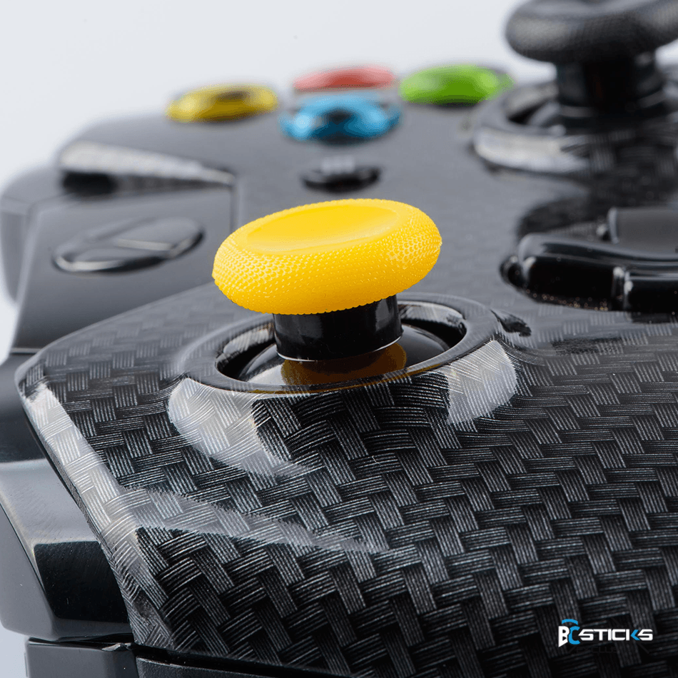top joystick xbox jaune burn controllers