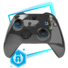 manette personnalisee xbox x/s burn controllers carbon